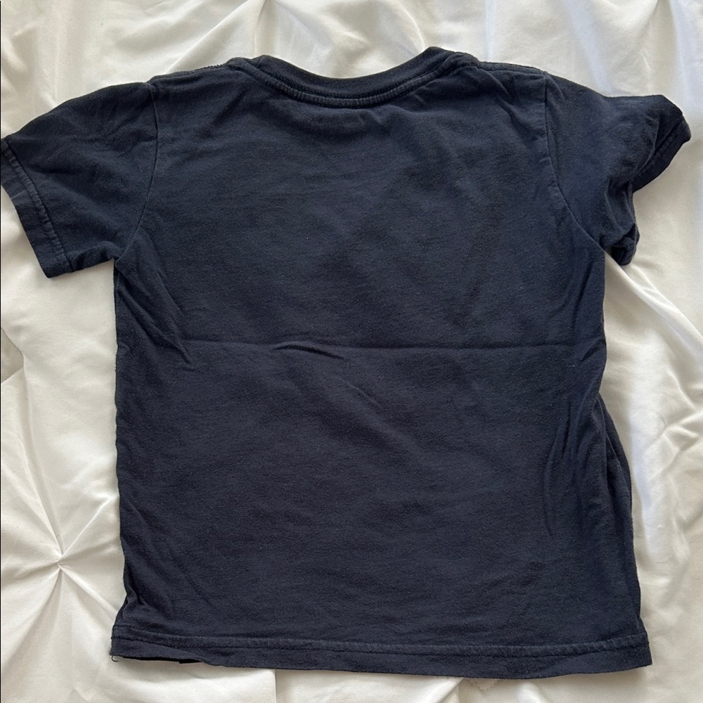 Quiksilver Navy Kids Tee with Green Shaka and Red Hawaii Text - Picture 3 of 3